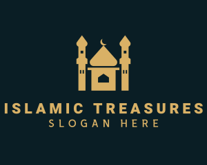 Muslim Building Mosque logo design