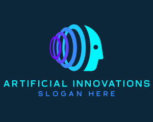 Artificial Intelligence Signal Head logo