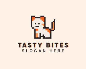 Arcade Pixel Cat Logo