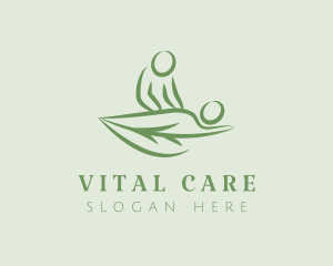 Natural Leaf Massage Logo