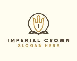 Medieval Crown Shield logo design