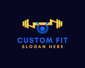 Powerlifter Fitness Gym logo design