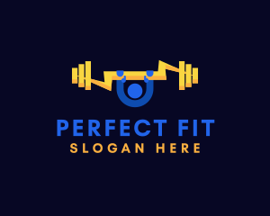 Powerlifter Fitness Gym logo design