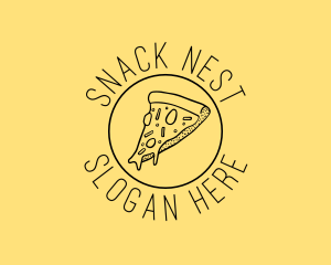 Pizzeria Fast Food Delivery  logo design