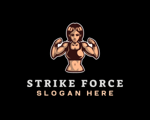 Fighter Fitness Woman logo