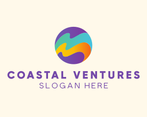 Ocean Waves Resort  logo design