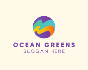 Ocean Waves Resort  logo design