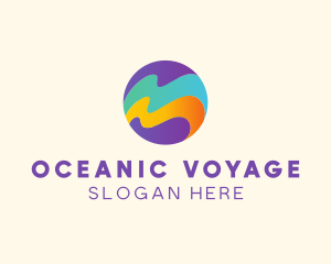 Ocean Waves Resort  logo design