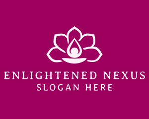 Floral Spa Wellness logo design