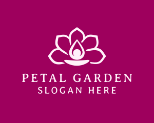 Floral Spa Wellness logo design