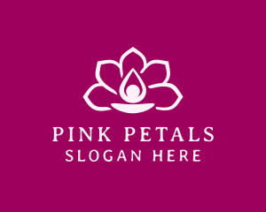 Floral Spa Wellness logo design