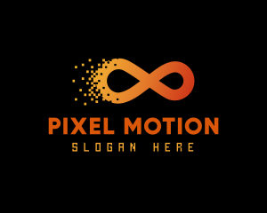 Digital Pixel Infinity logo design