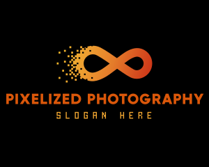 Digital Pixel Infinity logo design