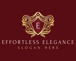 Luxury Royal Shield logo design