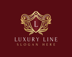 Luxury Royal Shield logo design