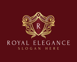 Luxury Royal Shield logo design