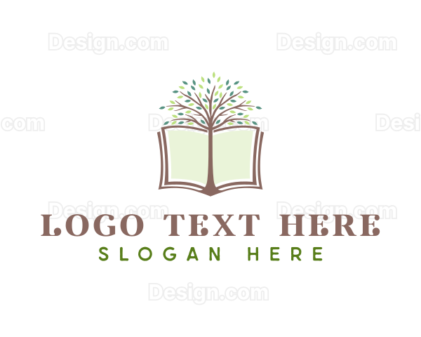 Tree Book Learning Journalist Logo