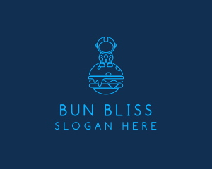 Space Astronaut Burger  logo