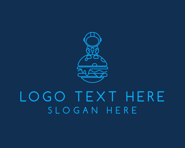 Space Astronaut Burger  logo