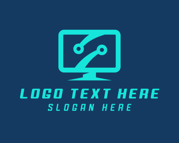 Computer Screen logo example 3