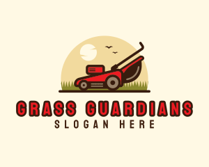 Lawn Mower Landscaping logo