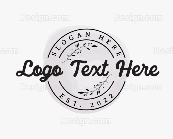 Elegant Watercolor Business Brand Logo