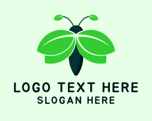 Organic Leaf Insect Logo