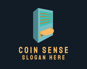 Vending Machine Coin  logo design