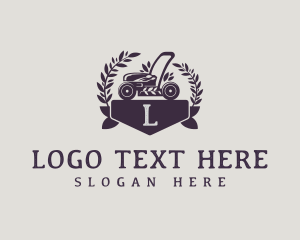 Landscaping Garden Lawn Mower logo