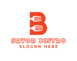 Orange B Fork Logo