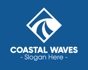 Waves Beach Resort logo design