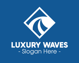 Waves Beach Resort logo design