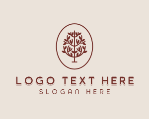 Botanical Eco Tree logo