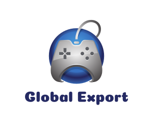 Blue Global Controller logo design