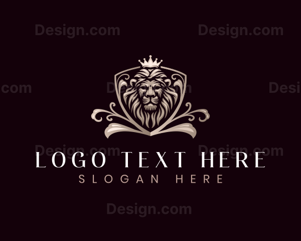 Luxury King Lion Empire Logo