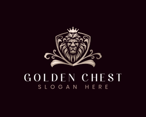 Luxury King Lion Empire logo design