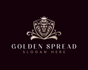 Luxury King Lion Empire logo design