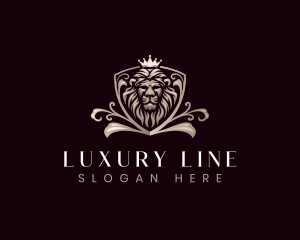 Luxury King Lion Empire logo design