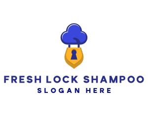 Security Cloud Lock logo design