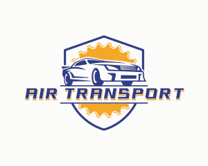 Transportation Car Shield logo design