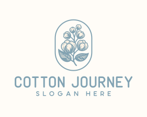 Natural Cotton Plant logo