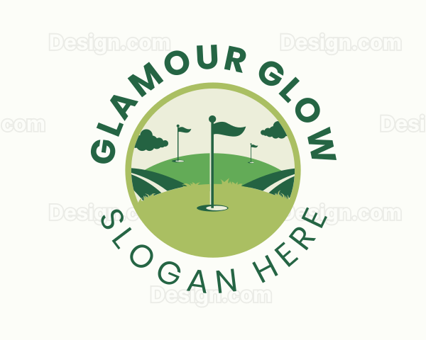 Golf Sports Field Logo