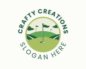 Golf Sports Field logo design