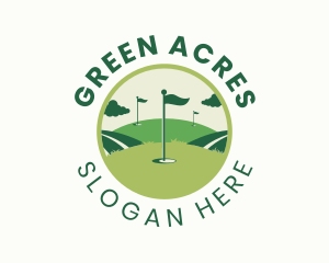 Golf Sports Field logo design