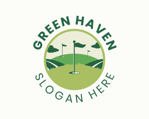 Golf Sports Field logo design