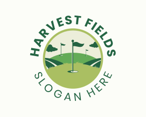 Golf Sports Field logo design