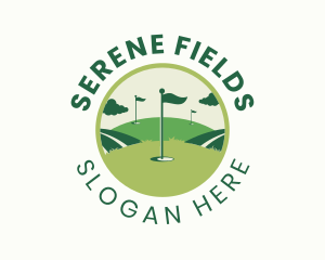 Golf Sports Field logo design