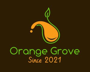 Healthy Orange Juice  logo design