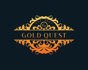 Luxury Crest Gold logo design