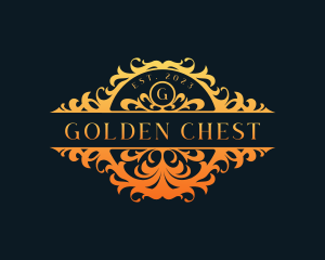 Luxury Crest Gold logo design